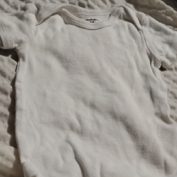 Gerber White Short Sleeve Tee Classic Crew Neck - Picture 1 of 1